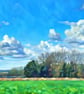 A5 Blank Greeting Card 14th February 2026 Norfolk Field View  - Image 1