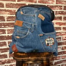 Handmade Denim Backpack 