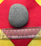 Hand painted pebble with hearts and elephants - Image 2
