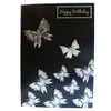 Silver flutterby butterflies (HB163)