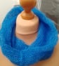 Mohair and silk cowl