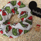 The grinch Christmas scrunchie 