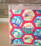 Dinosaurs in Hexagons Small Jute Bag - Image 3