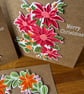 Poinsettia and Holly & christmas Wreath. - Image 5