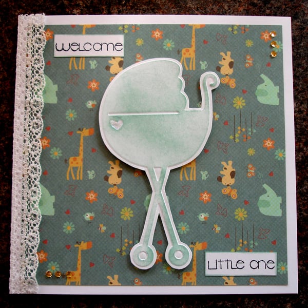 Welcome Little One New Baby Card