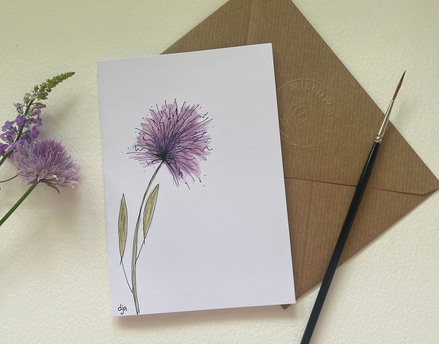 Original handmade card, made in Cornwall