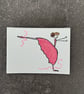 Ballet Dancer in Pink Fridge Magnet - Image 2