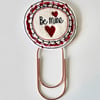 'Be Mine' - Handmade Bookmark