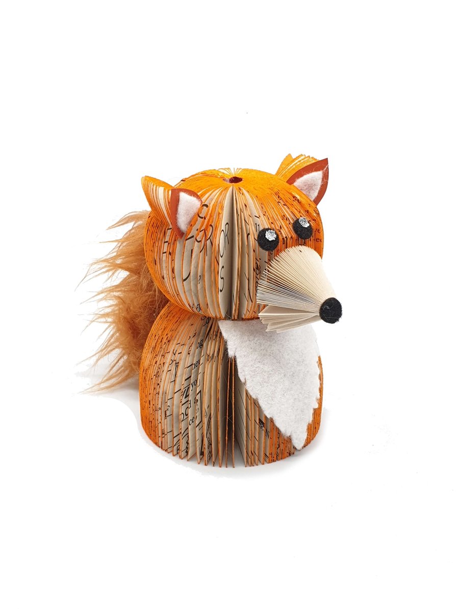 Fox made from a book