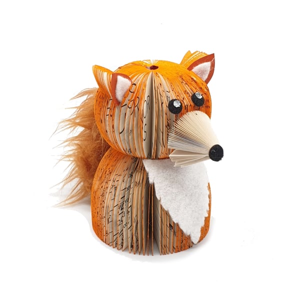 Fox made from a book