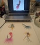 Fishing Flies, a signed print of an original painting - Image 3