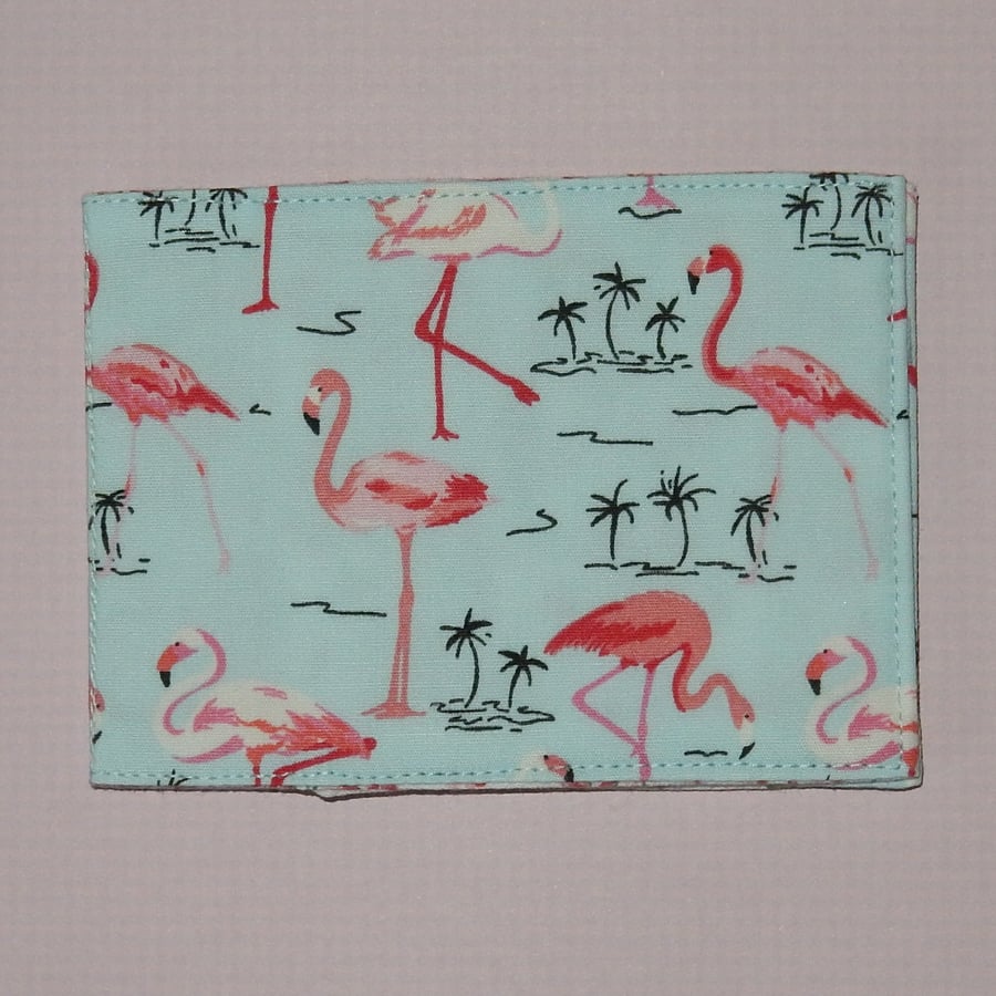 Travel card wallet Flamingos
