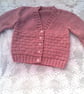 Basket Weave Pattern Raglan Cardigan, Baby Shower Gift, Gift Ideas for Babies - Image 7