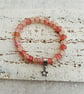 Glass bead charm bracelet - Image 2