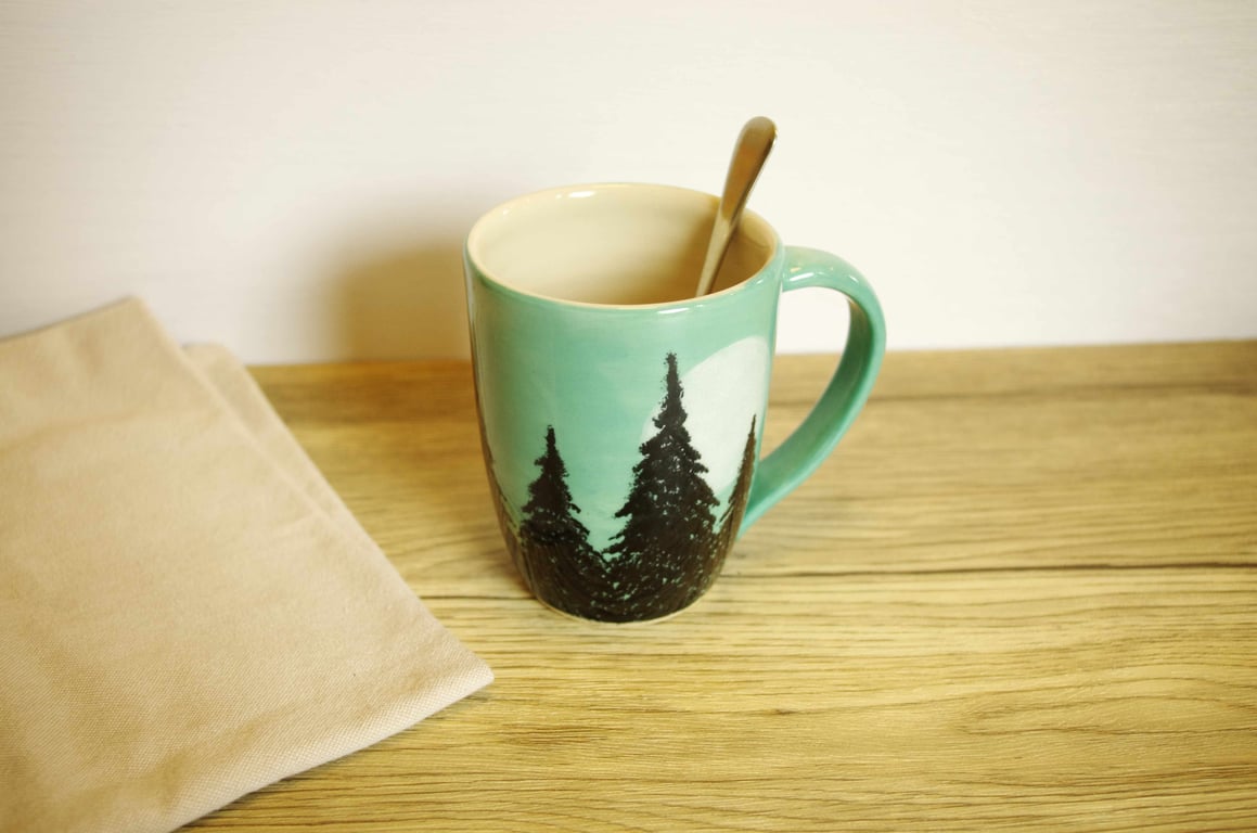 Mug - Black Forest and Moon