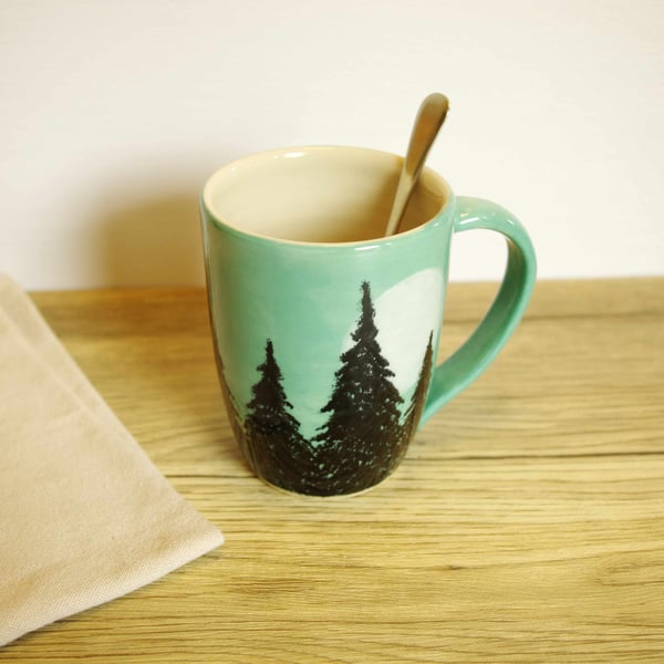 Mug - Black Forest and Moon
