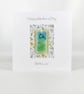 Mother’s Day Card with Detachable Glass Bookmark or Light Catcher