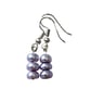 Lilac Genuine Freshwater Pearl Necklace & Earrings Set Silver Plated Jewellery  - Image 6