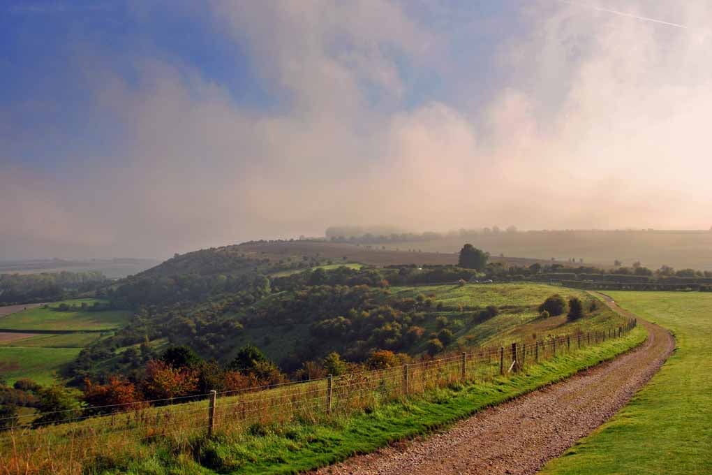 Wayfarers Walk North Wessex Downs Hampshire UK Photograph Print