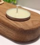Solid Oak Tea light holder - Image 3