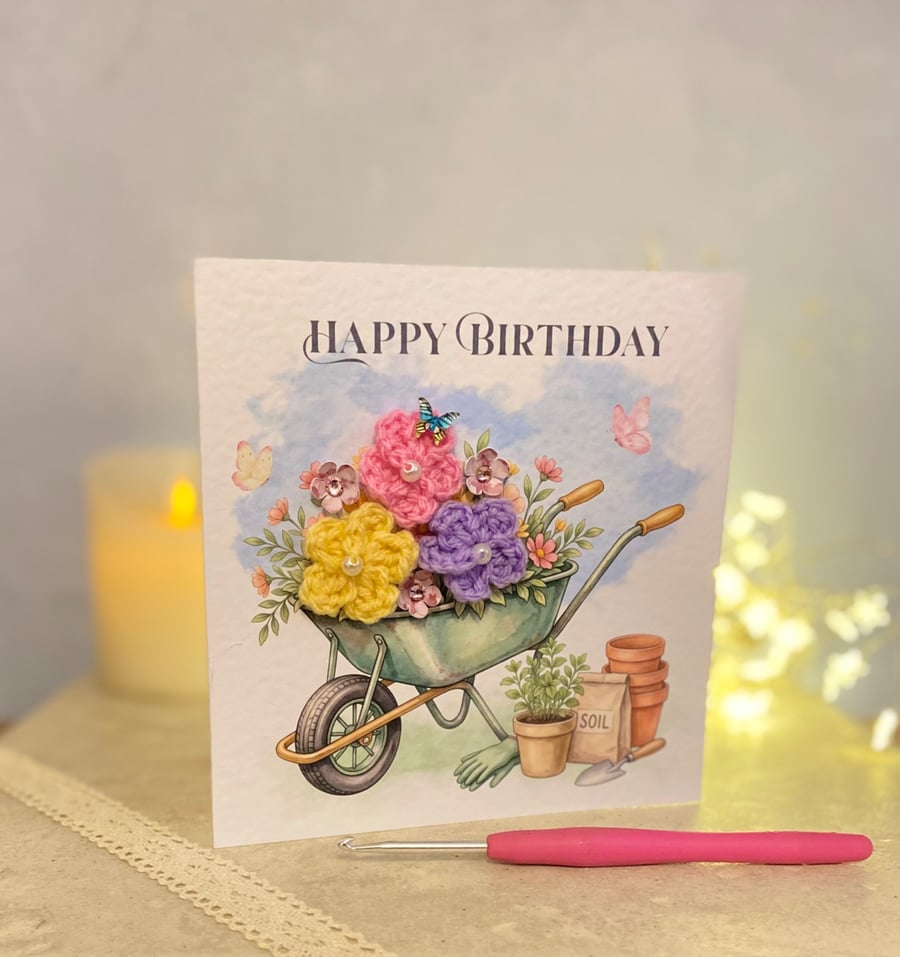 Happy Birthday Card for Her, Mum, Gardener 