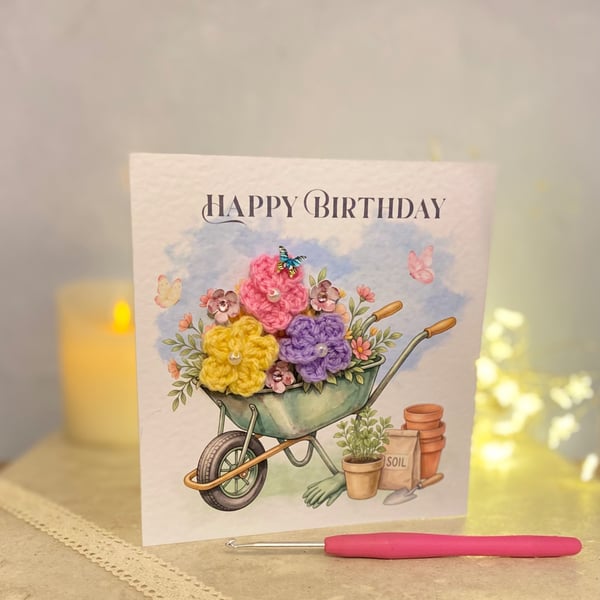 Happy Birthday Card for Her, Mum, Gardener 