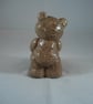 Ceramic Birthday Celebration Animal Bear Figurine Number Four Ornament. - Image 3