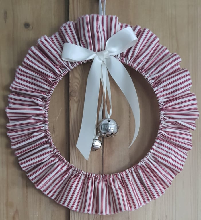 Fabric Christmas Wreath