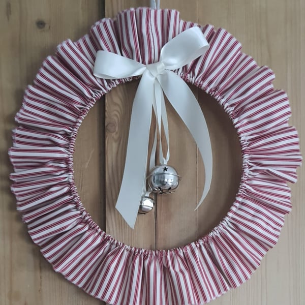 Fabric Christmas Wreath