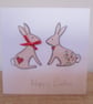 Easter Rabbits Card - Image 1
