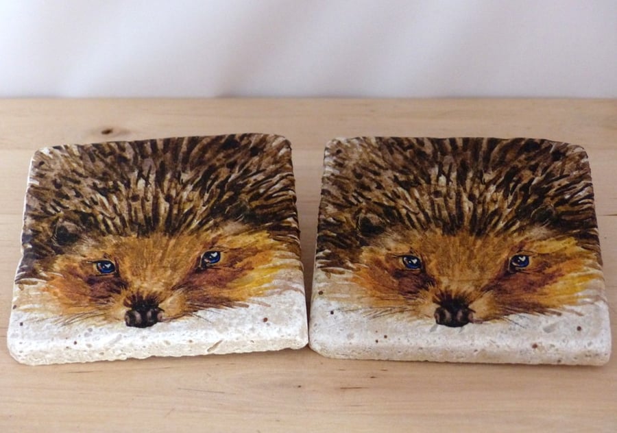 Marble 'Hedgehog' Coasters
