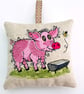 Raggy Pig Linen Lavender Bag  - Image 2