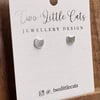Silver Cat Studs - Earrings for Cat Lovers