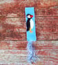 Needlefelted Puffin Wool Bookmark 