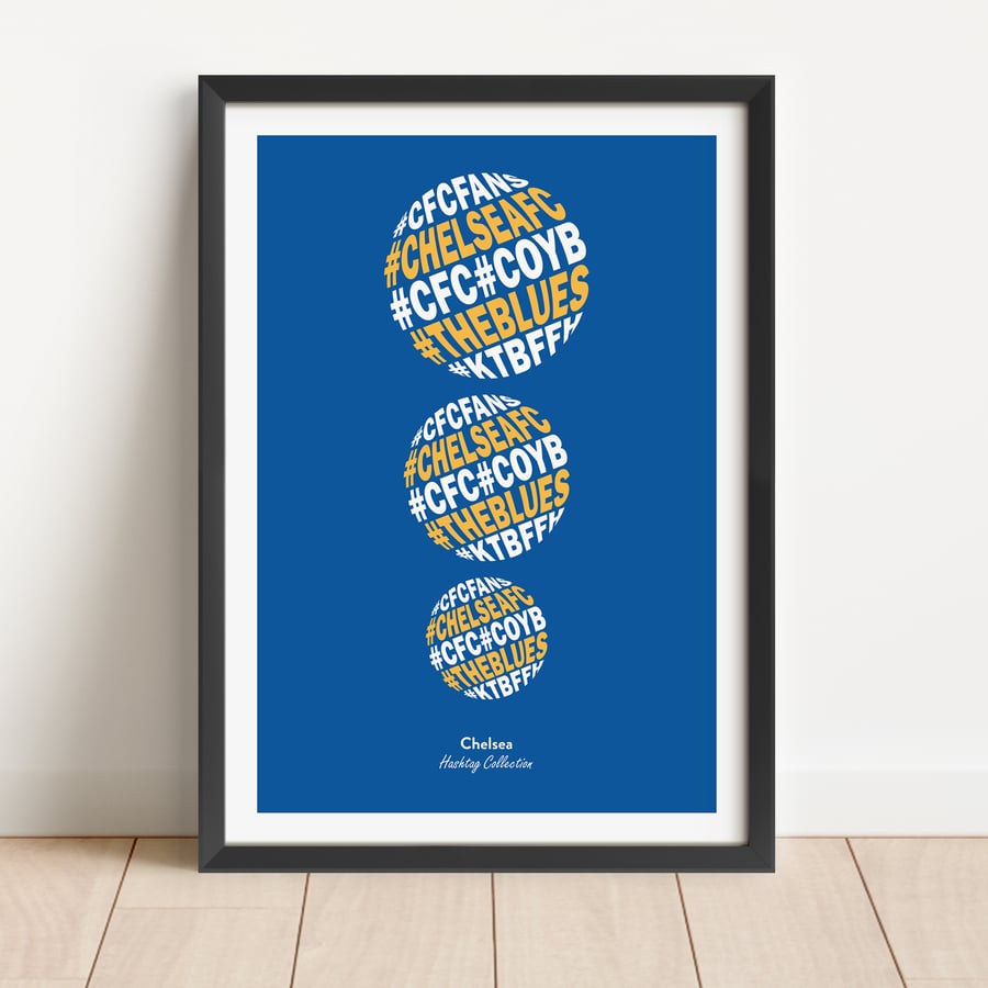 Chelsea FC A4 Art Print