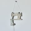 Special Order for Dara De May - 'Sewing Machine' - Hanging Decoration