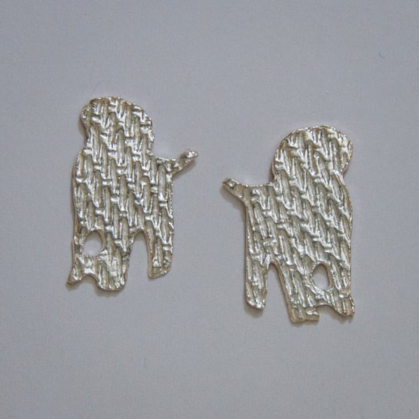 Standing Dog Stud Earrings (FSS11)