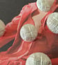 Vintage Platinum looking Buttons 18mm 28L  - Image 3
