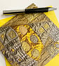 Christmas abstract golden patterned tree printed greetings card.   - Image 4