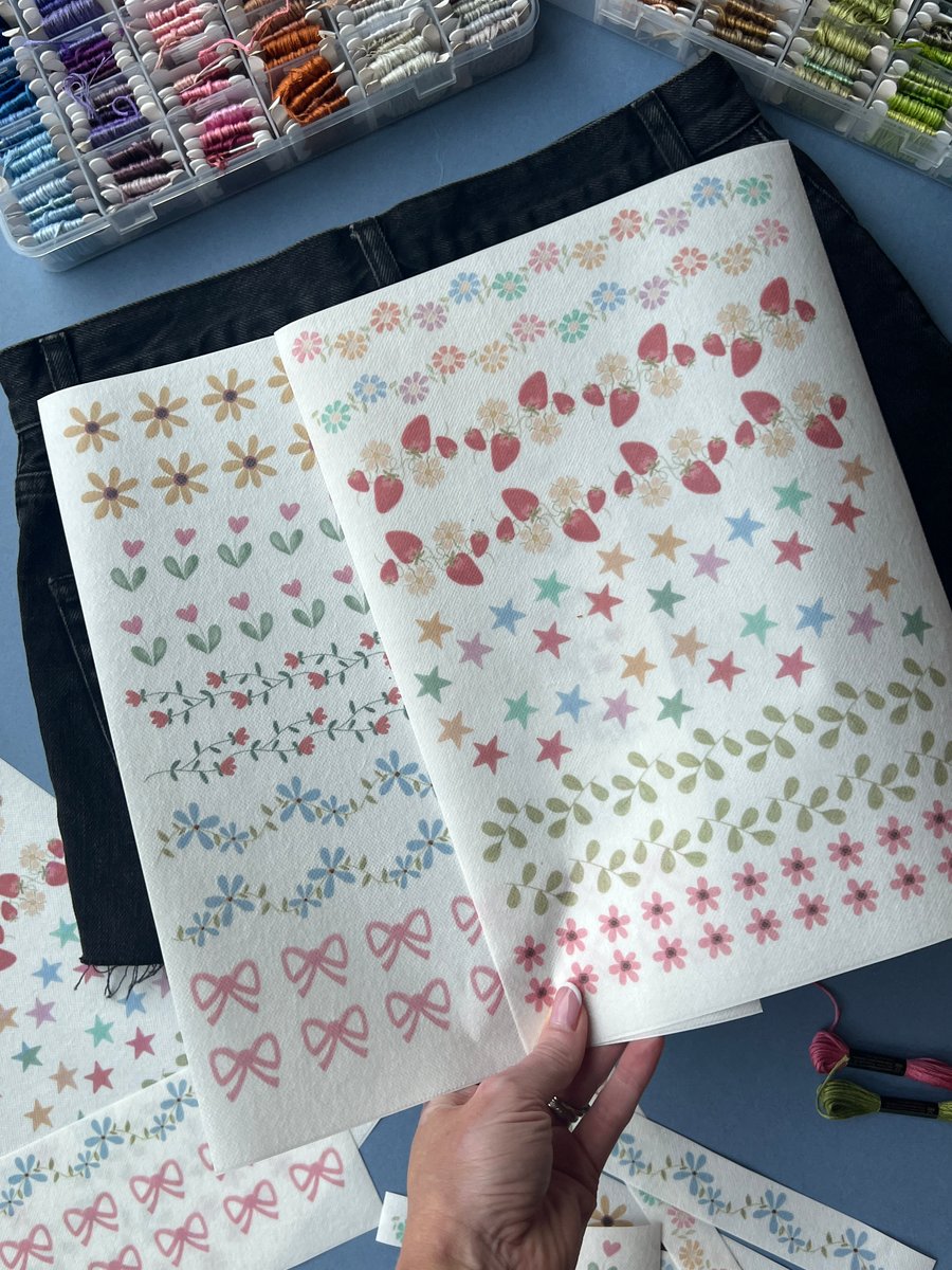 Stick and Sew Borders