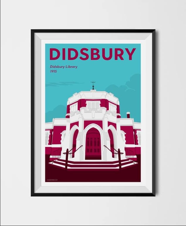 DIDSBURY - Didsbury Library (Manchester) FREE UK P&P