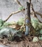 Dryad and Bear Statues, Forest Guardian Statues, Ancient Woodland Spirits - Image 1