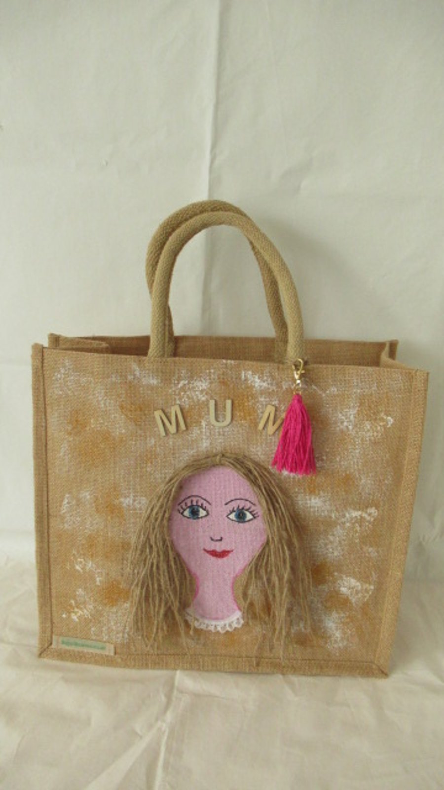 'MUM' JUTE TOTE BAG