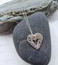 Silver heart pendant