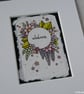 floral wreath whatever - original aceo - Image 4