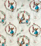 White Christmas Peter Rabbit Fabric