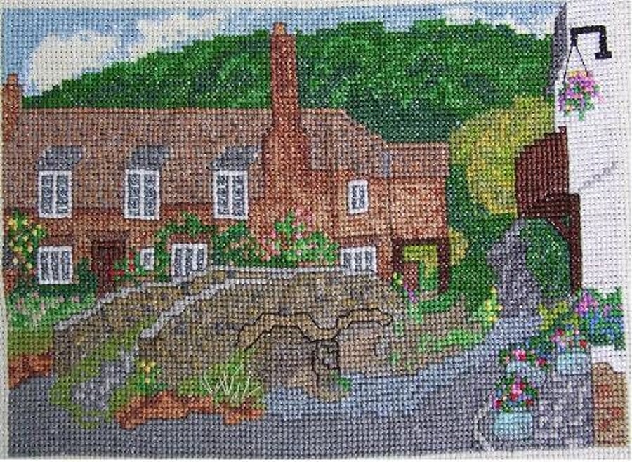 Alerford Bridge in Somerset cross stitch kit