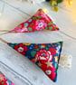 Liberty Betsy Star Floral Fabric Christmas Trees Hanging Decorations - Image 6