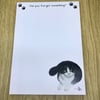 Animal A6 Notepad