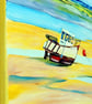 'Waiting for the Tide' Fishing Boat Oil Painting   Harbour Seascape Norfolk - Image 5